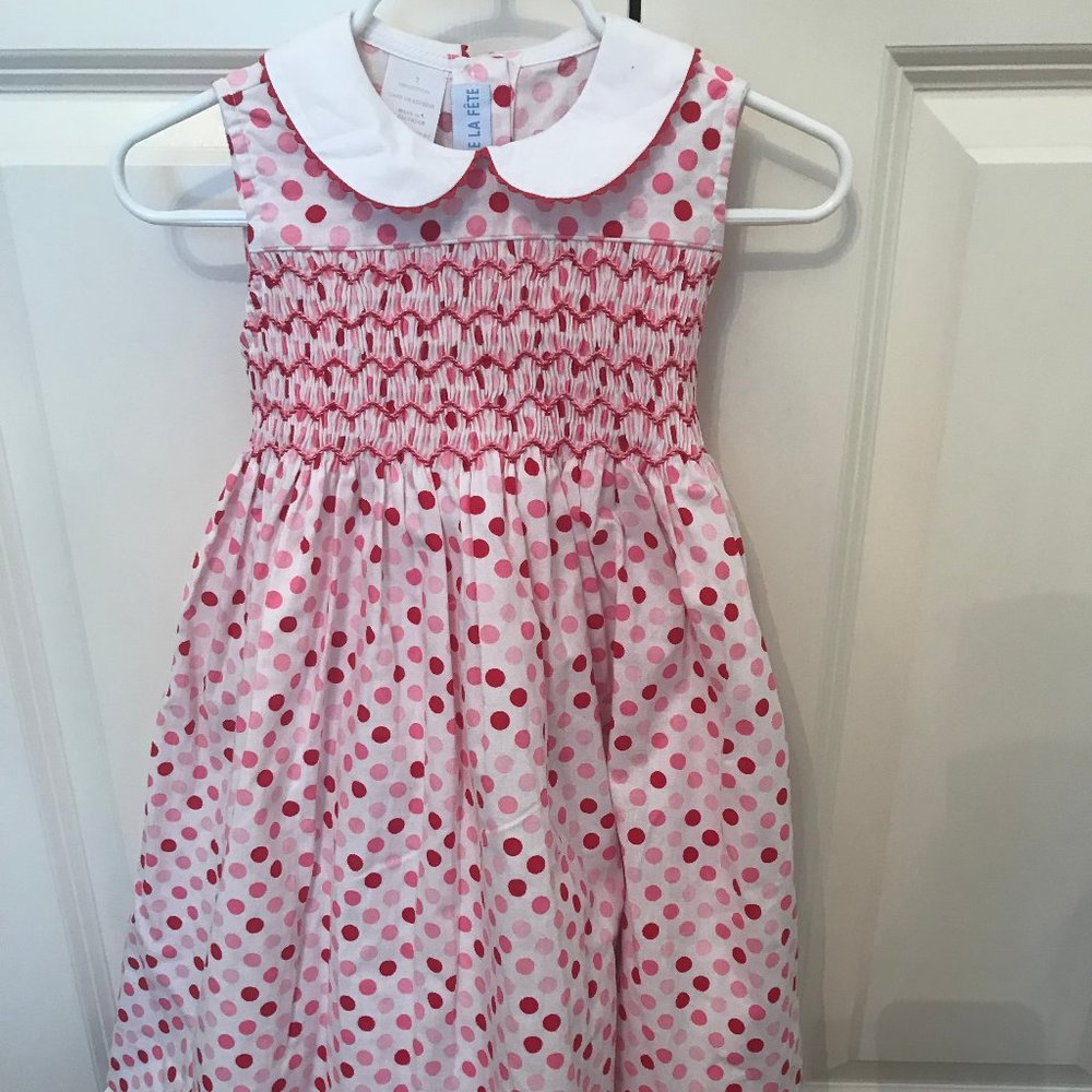 Vive La Fete Smocked Dress Sz 2T NWT